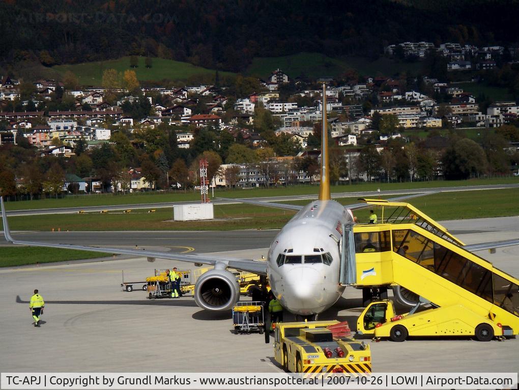 TC-APJ, 2002 Boeing 737-86N C/N 32735, Pegasus Airlines
