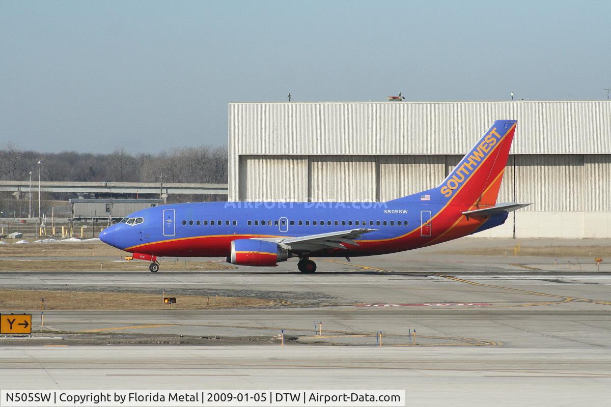 N505SW, 1990 Boeing 737-5H4 C/N 24182, Southwest 737-500