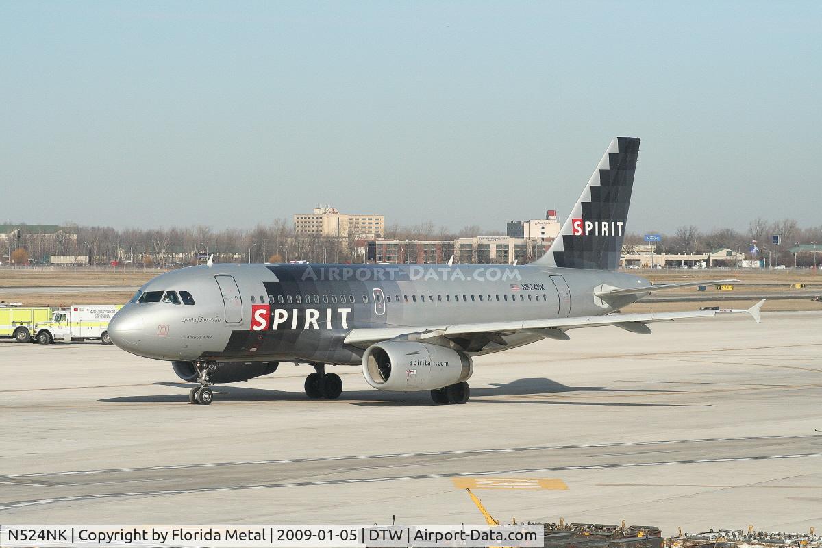 N524NK, 2006 Airbus A319-132 C/N 2929, Spirit A319