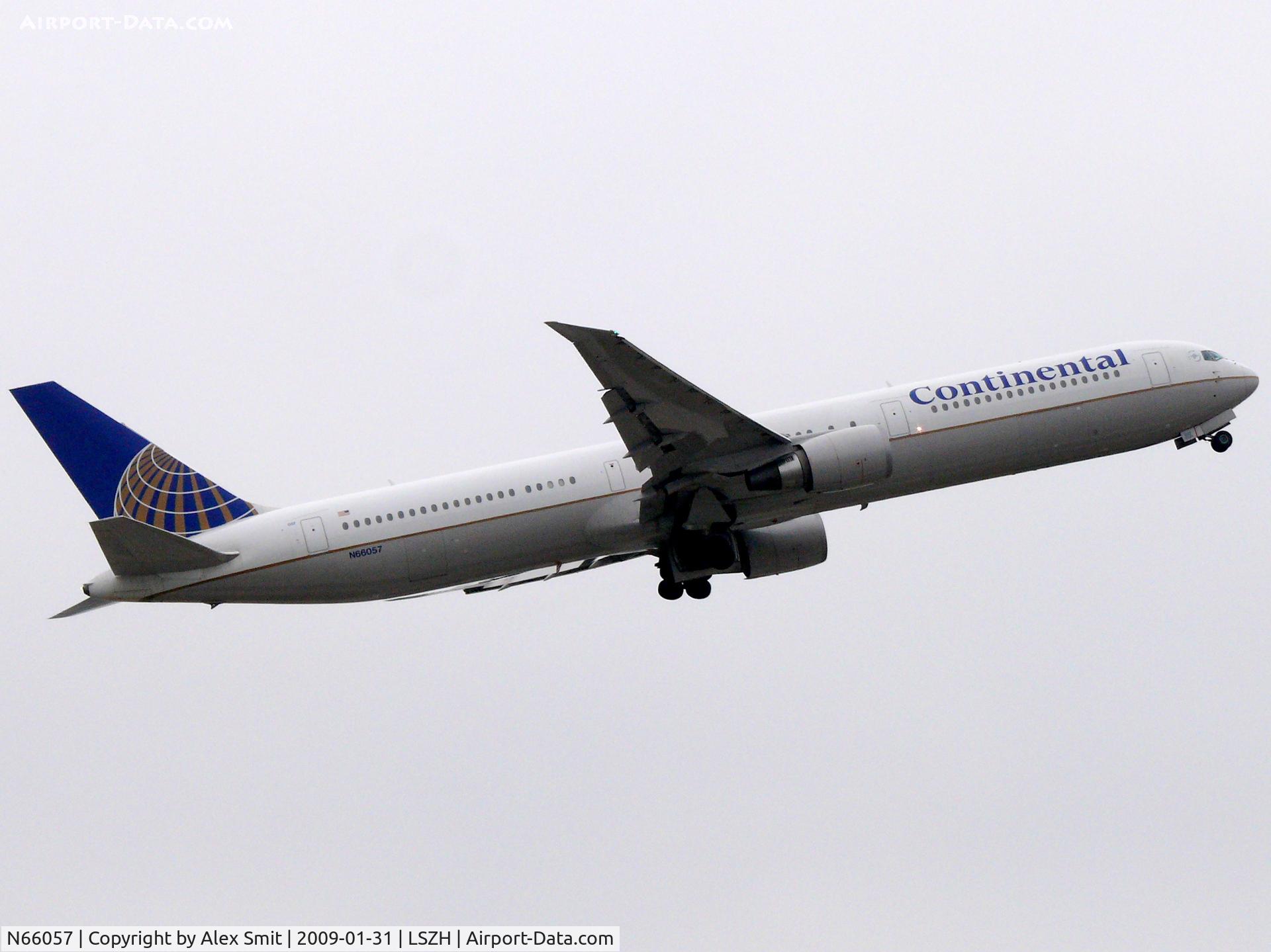 N66057, 2002 Boeing 767-424/ER C/N 29452, Boeing B767-424ER N66057 Continental Airlines