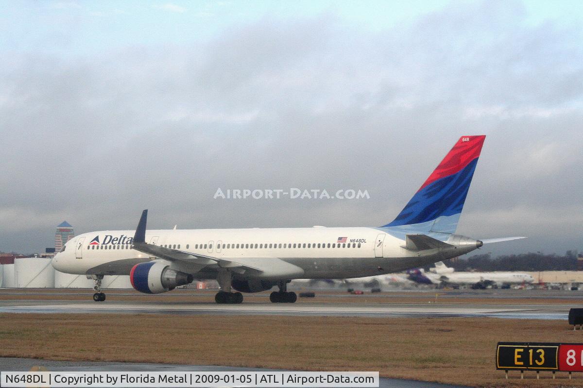 N648DL, 1989 Boeing 757-232 C/N 24372, Delta 757-200