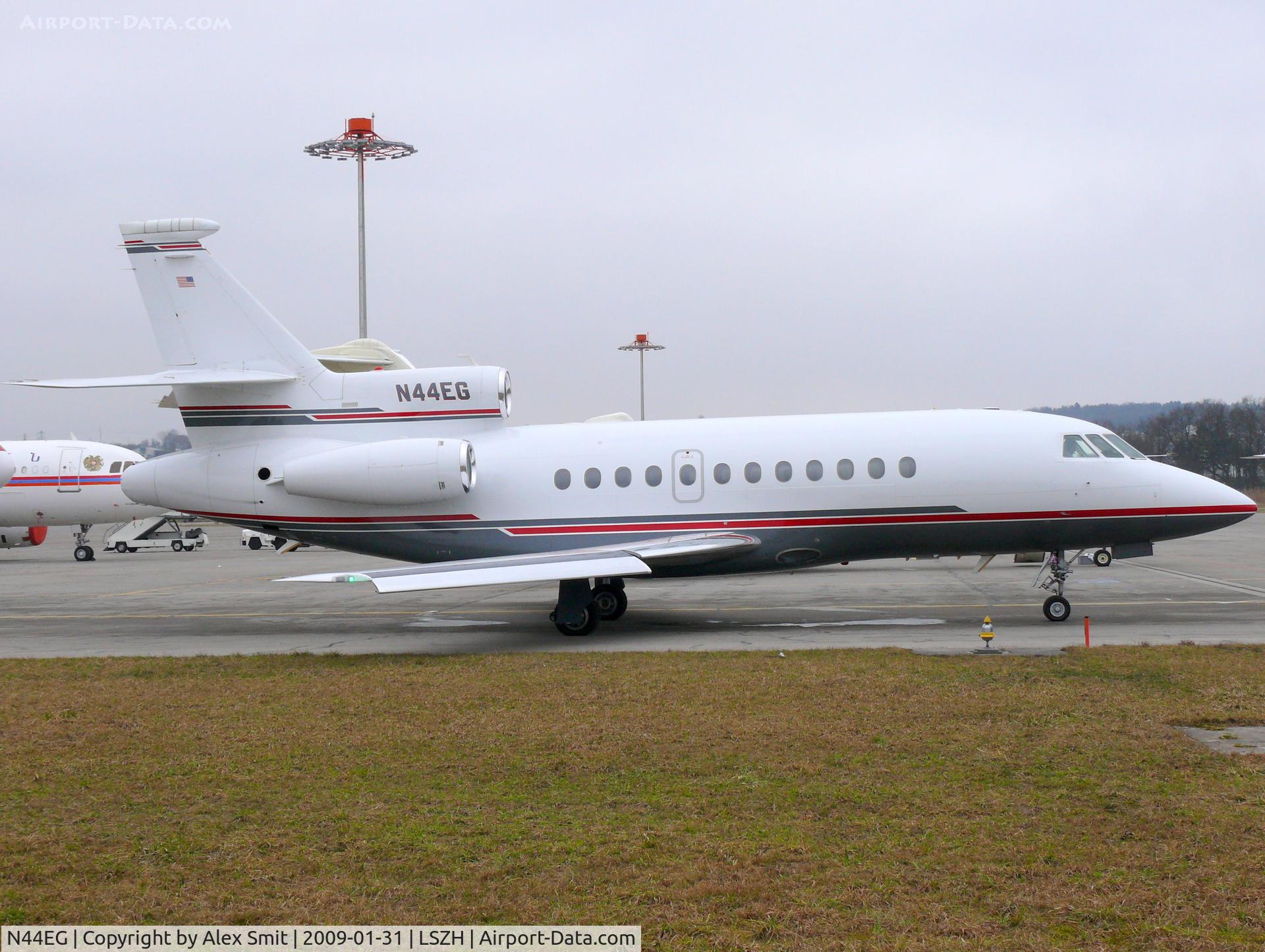 N44EG, 1987 Dassault Falcon 900 C/N 14, Dassault Falcon 900 M44EG Red Line Air