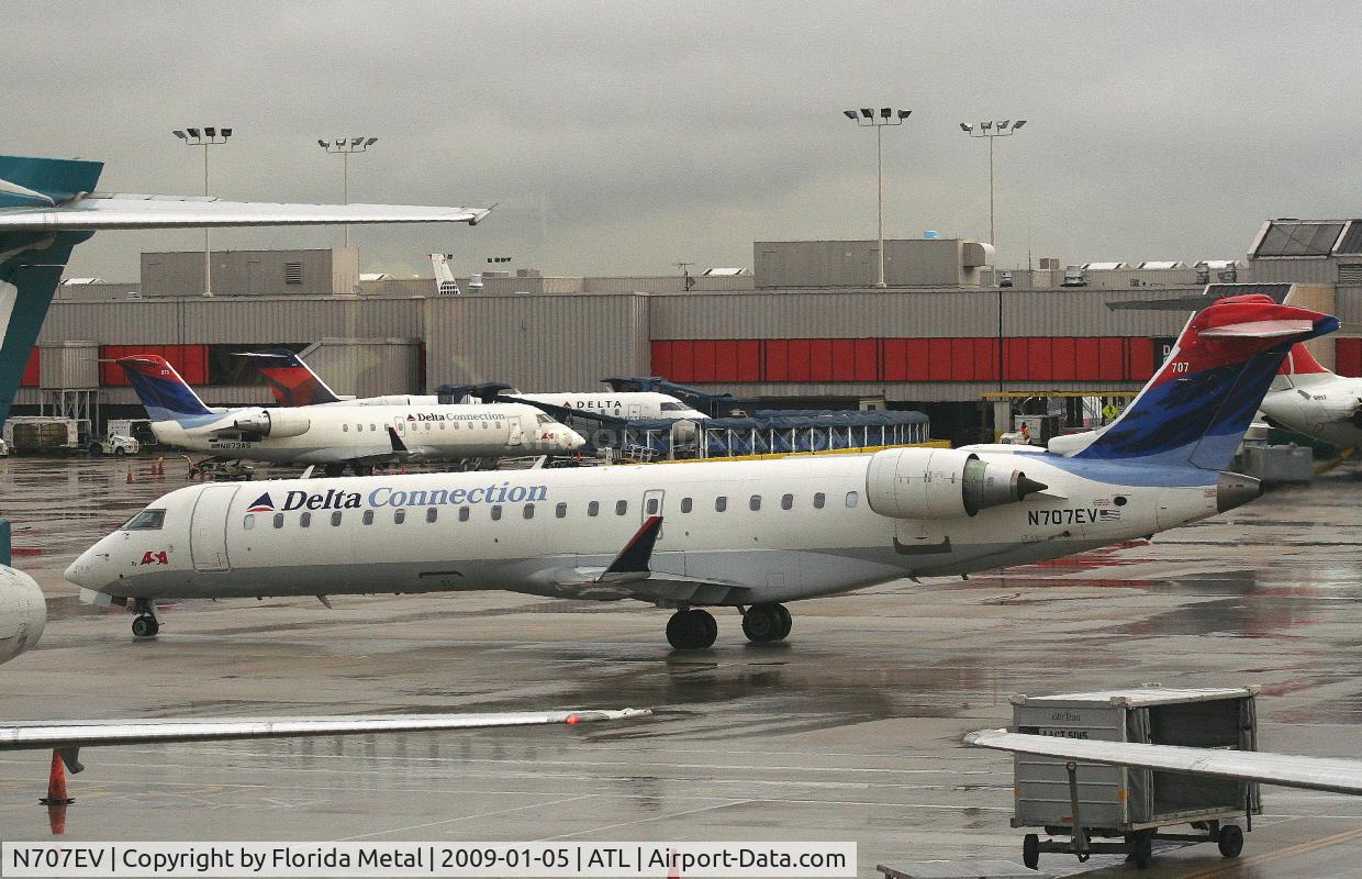 N707EV, 2002 Bombardier CRJ-701 (CL-600-2C10) Regional Jet C/N 10057, ASA CRJ-700