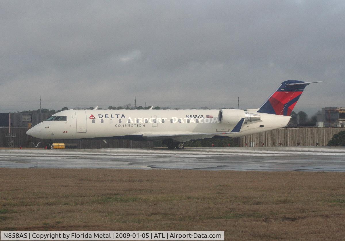 N858AS, 2000 Bombardier CRJ-200ER (CL-600-2B19) C/N 7417, ASA CRJ-200