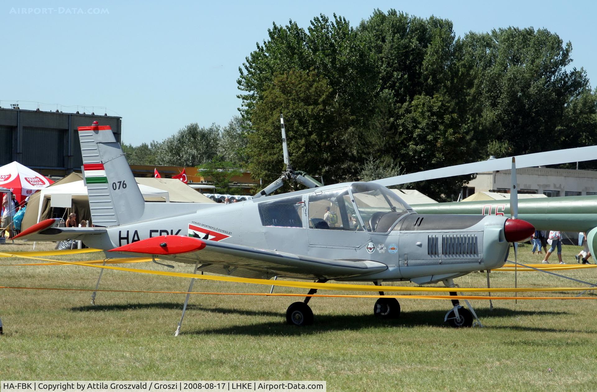HA-FBK, Zlin Z-43 C/N 0076, Kecskemét, Hungarian Air-Forces Base / LHKE / Hungary - Airshow '2008