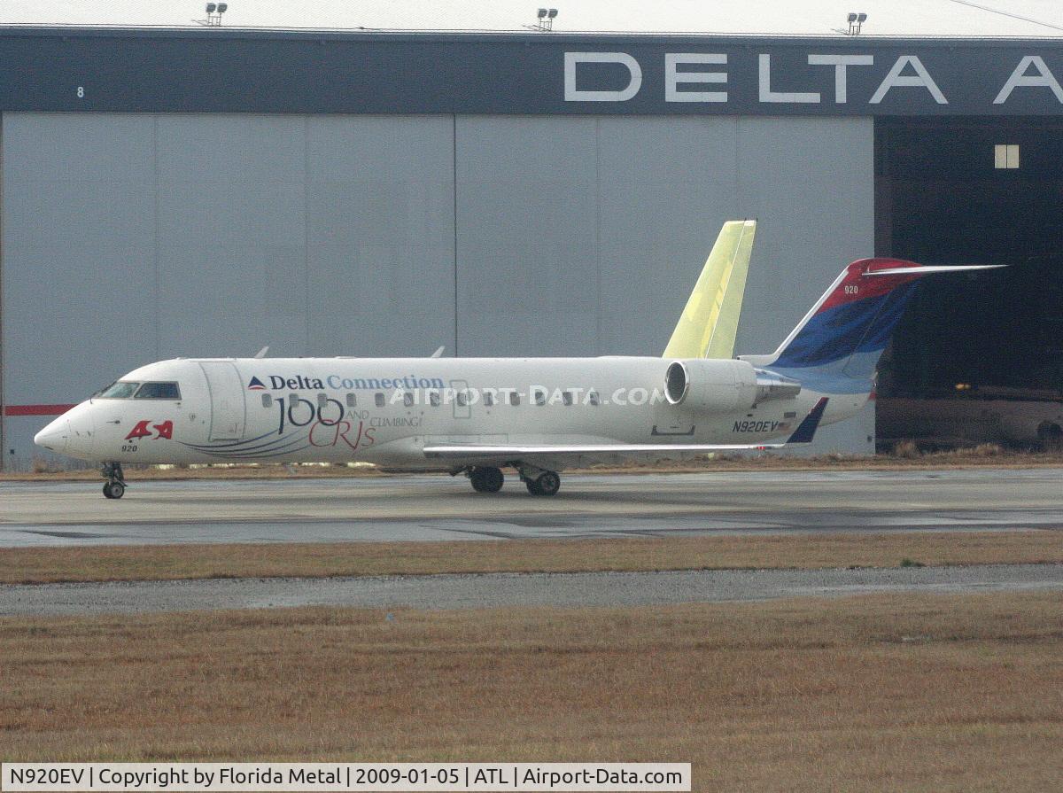 N920EV, 2003 Bombardier CRJ-200ER (CL-600-2B19) C/N 7810, ASA CRJ-200