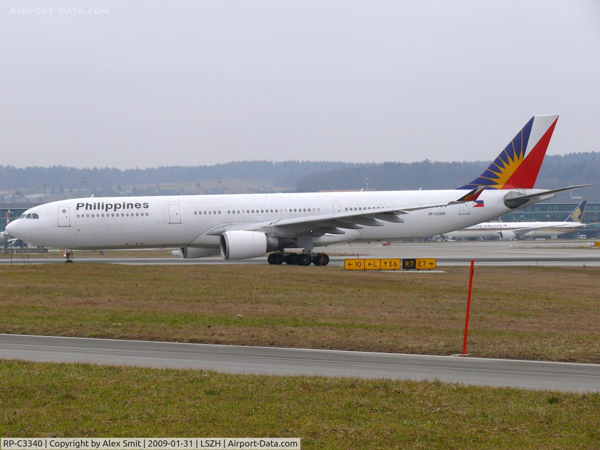 RP-C3340, Airbus A330-301 C/N 203, Airbus A330-301 RP-C3340 Phillippine Airlines