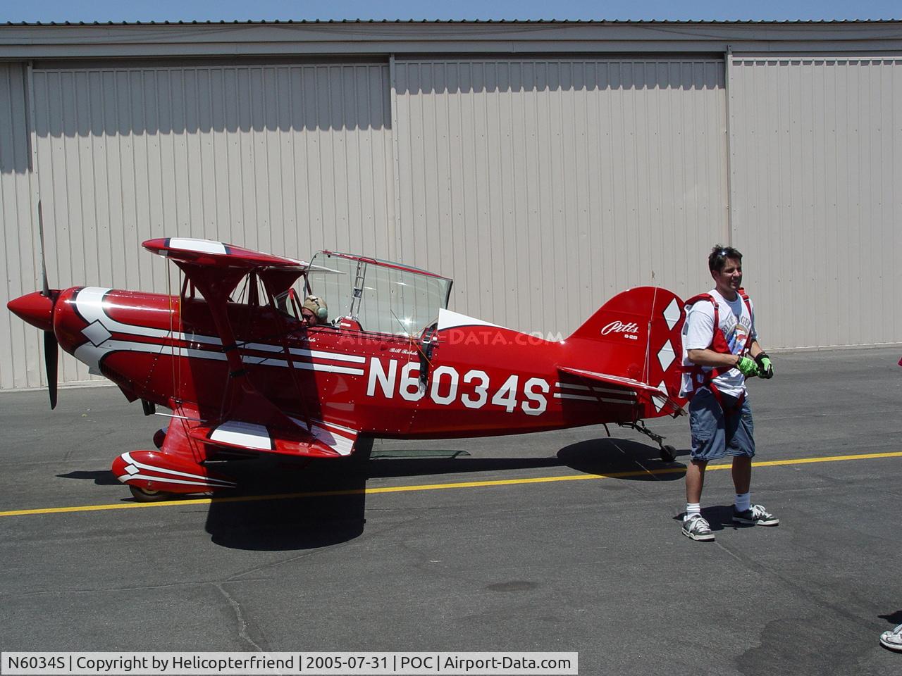 N6034S, Christen Pitts S-2B Special C/N 5132, Just taxied in and stopped