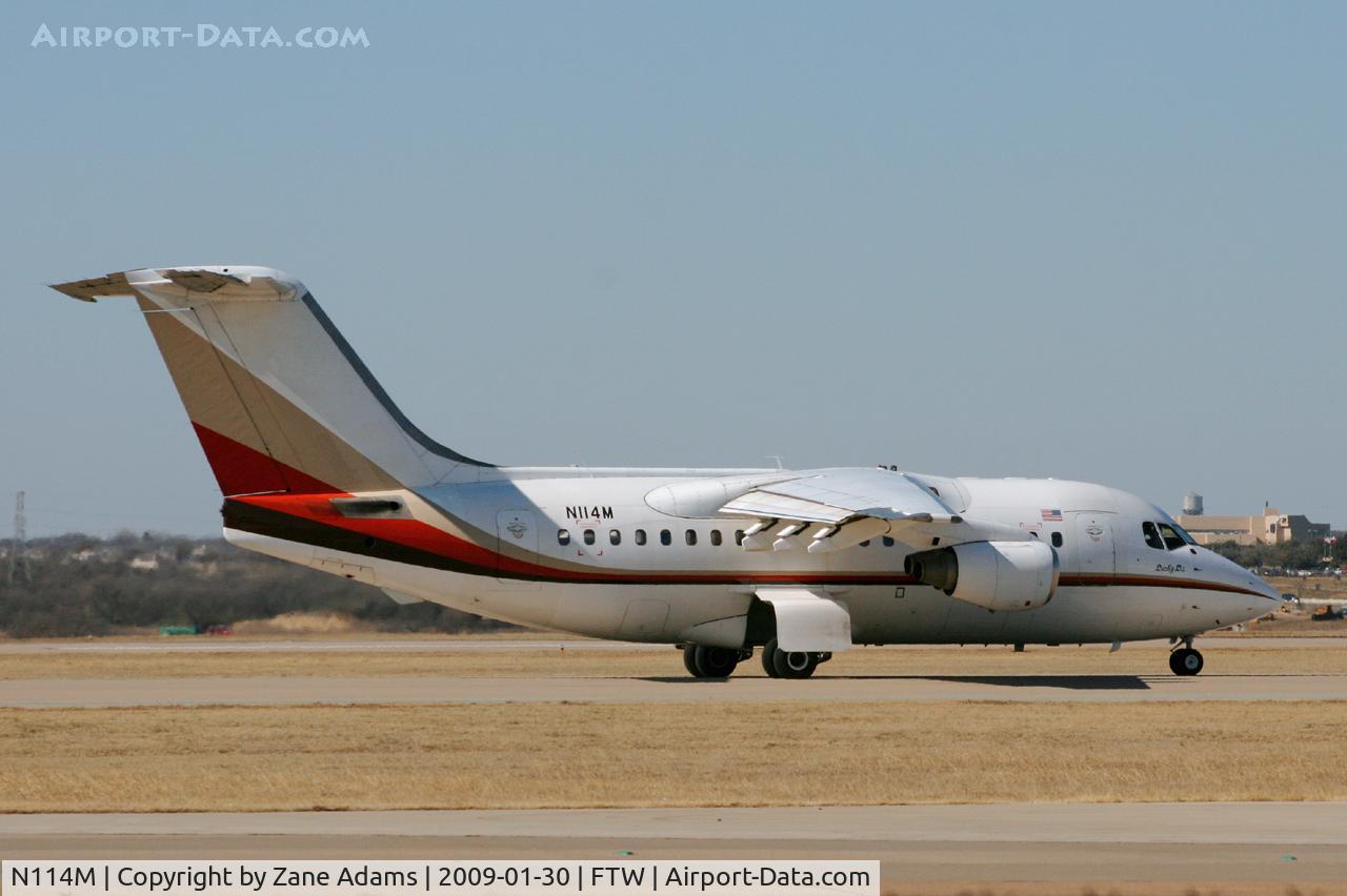 N114M, 1986 British Aerospace BAe.146-100A C/N E1068, At Meacham Field
