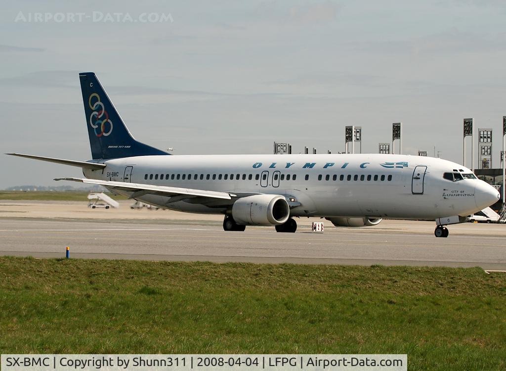 SX-BMC, 1993 Boeing 737-42J C/N 27143, Taxiing to his gate...