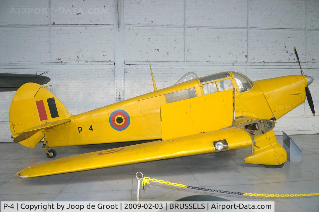 P-4, 1944 Percival P-31 Proctor 4 C/N H-578, The Belgian AF operated a small number of Proctors. This one is now preserved in Brussels.