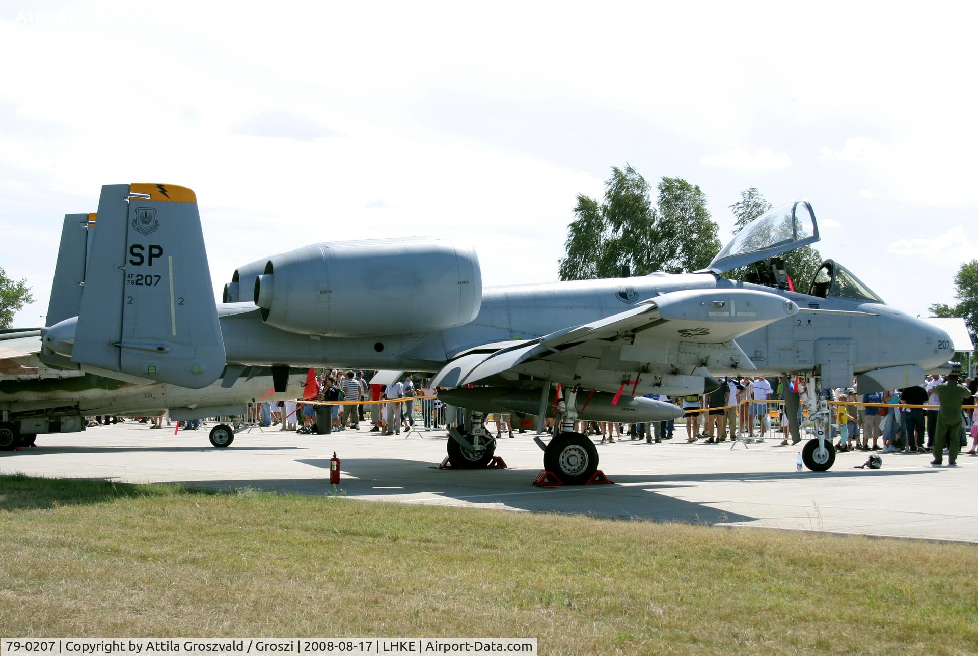 79-0207, Fairchild Republic OA-10A Thunderbolt II C/N A10-0471, Kecskemét, Hungarian Air-Forces Base / LHKE / Hungary - Airshow '2008