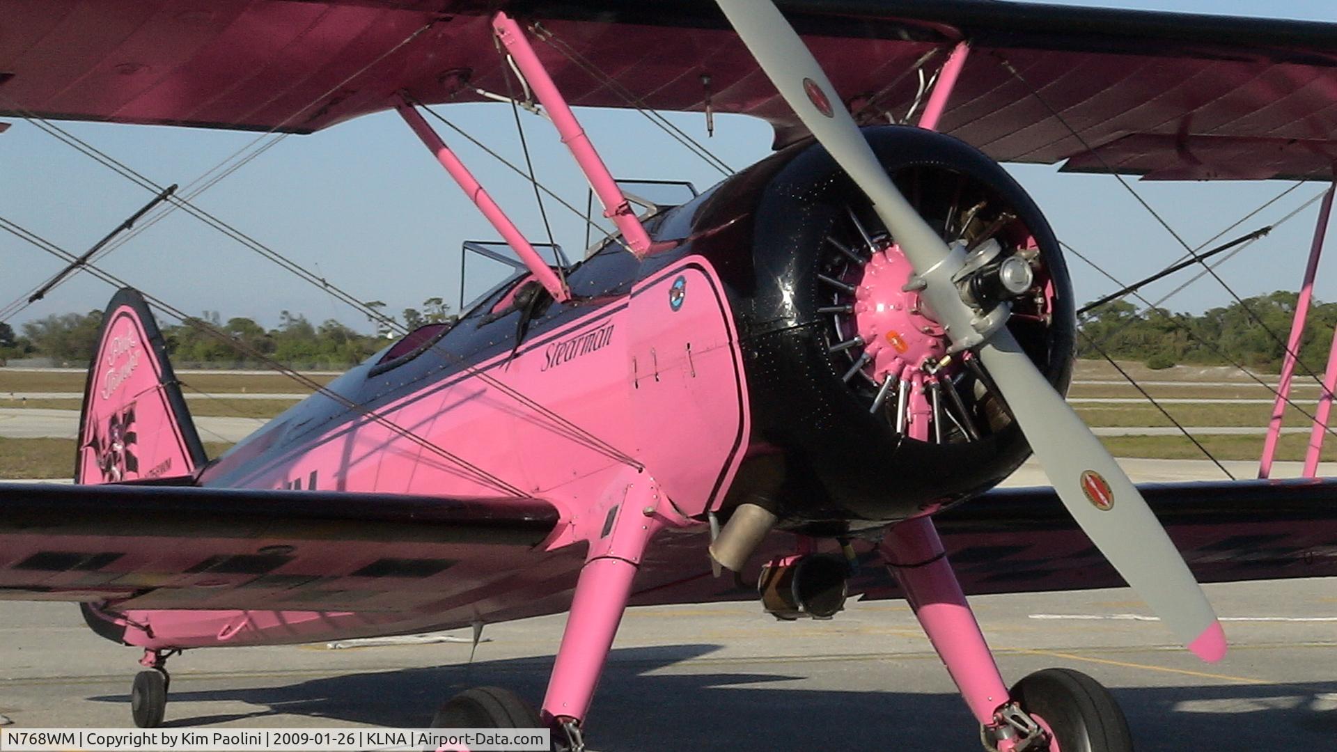 N768WM, 1942 Boeing E75 C/N 75-7394, Pink Thunder