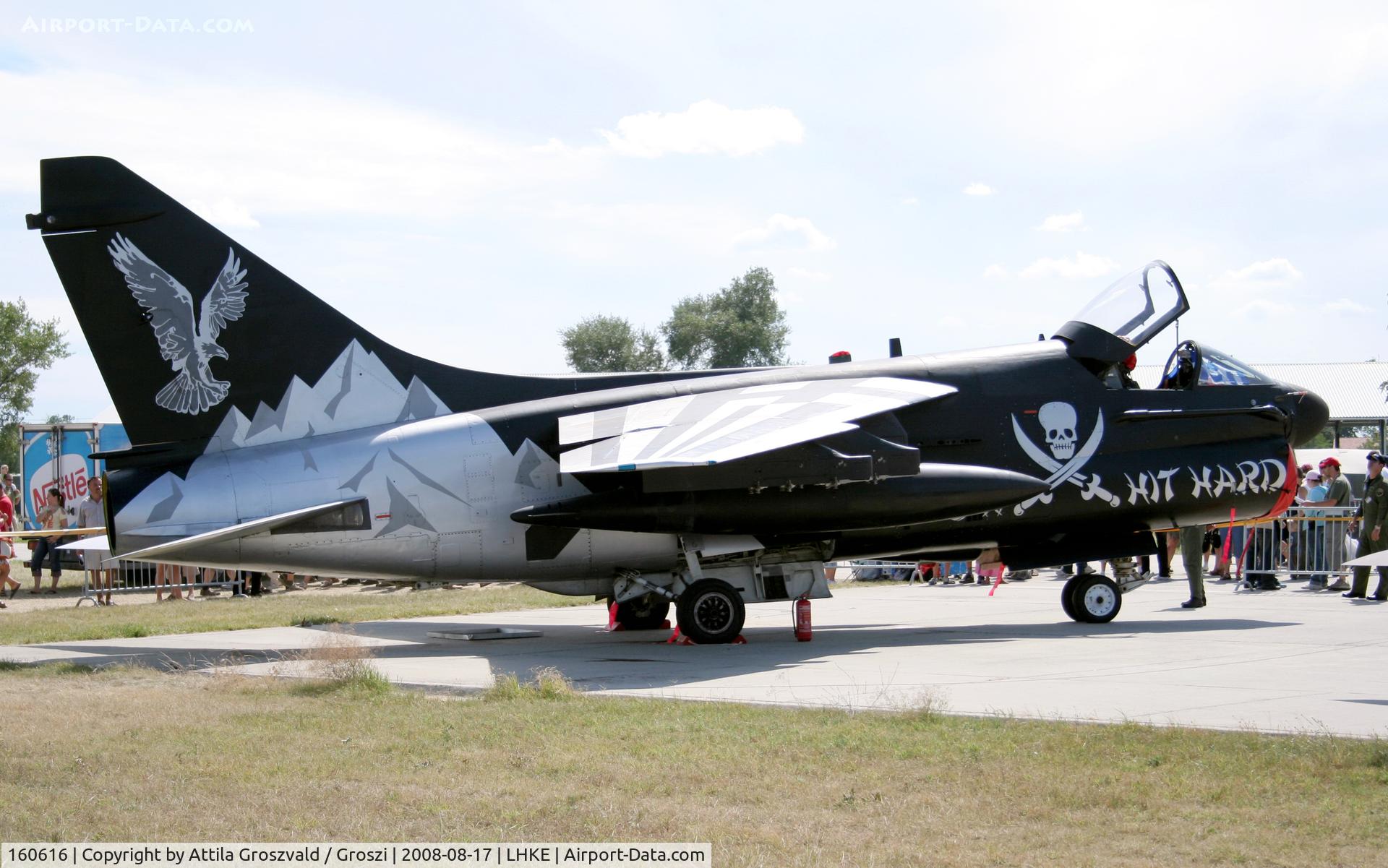 160616, LTV A-7E Corsair II C/N E-540, Kecskemét, Hungarian Air-Forces Base / LHKE / Hungary - Airshow '2008