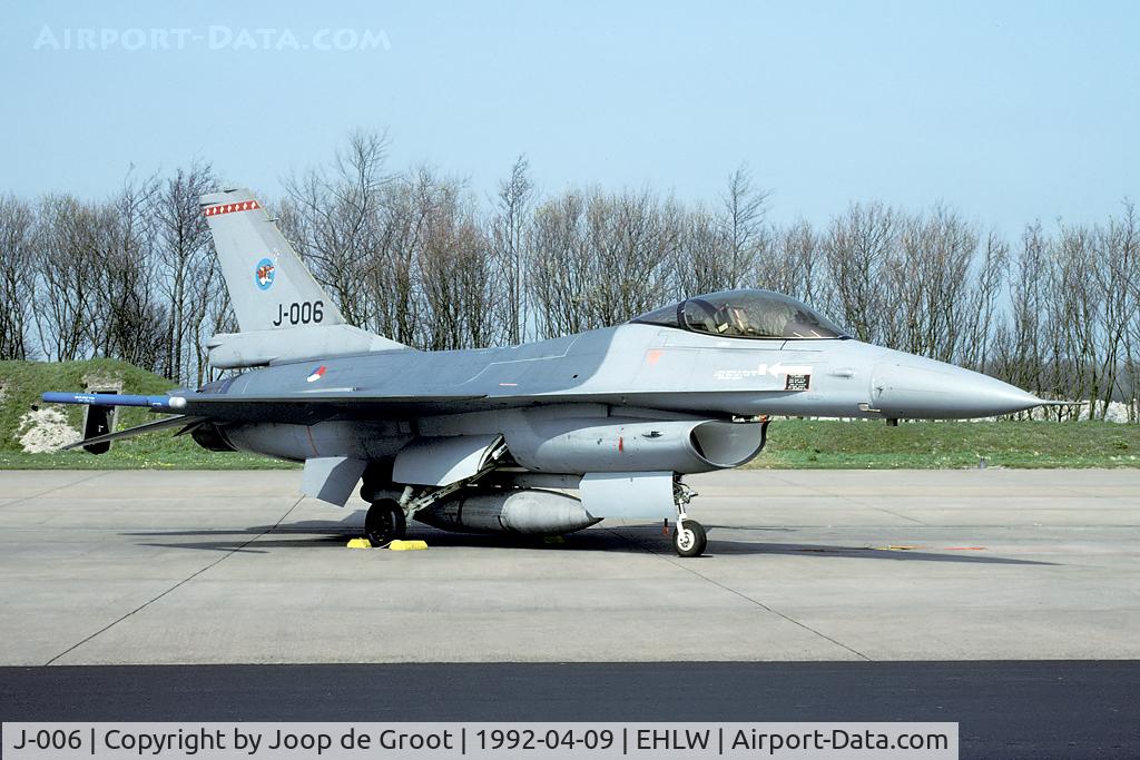 J-006, Fokker F-16AM Fighting Falcon C/N 6D-162, Those were the days, when colorful markings were still common.
