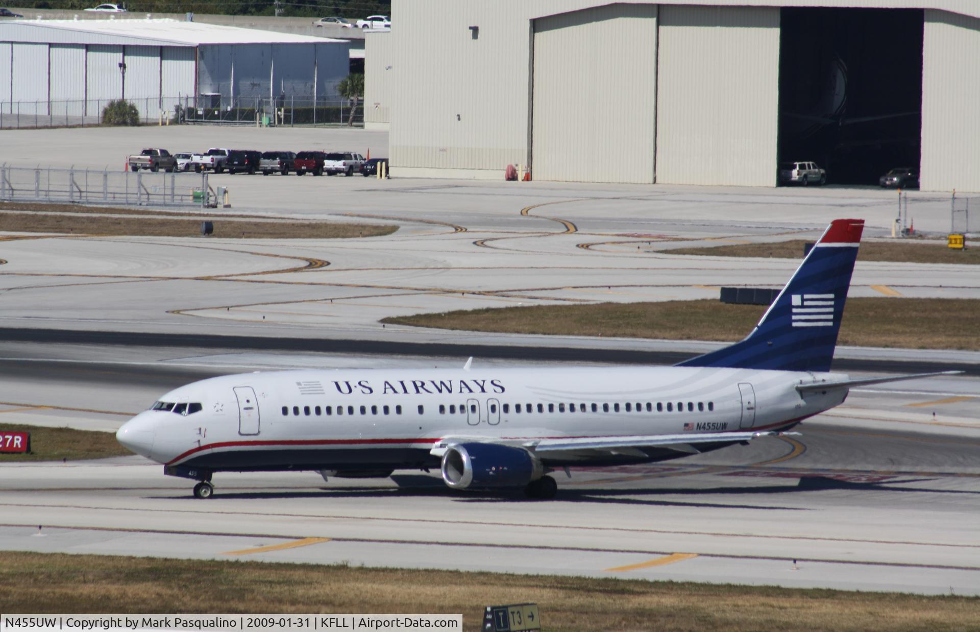 N455UW, 1991 Boeing 737-4B7 C/N 24997, Boeing 737-400