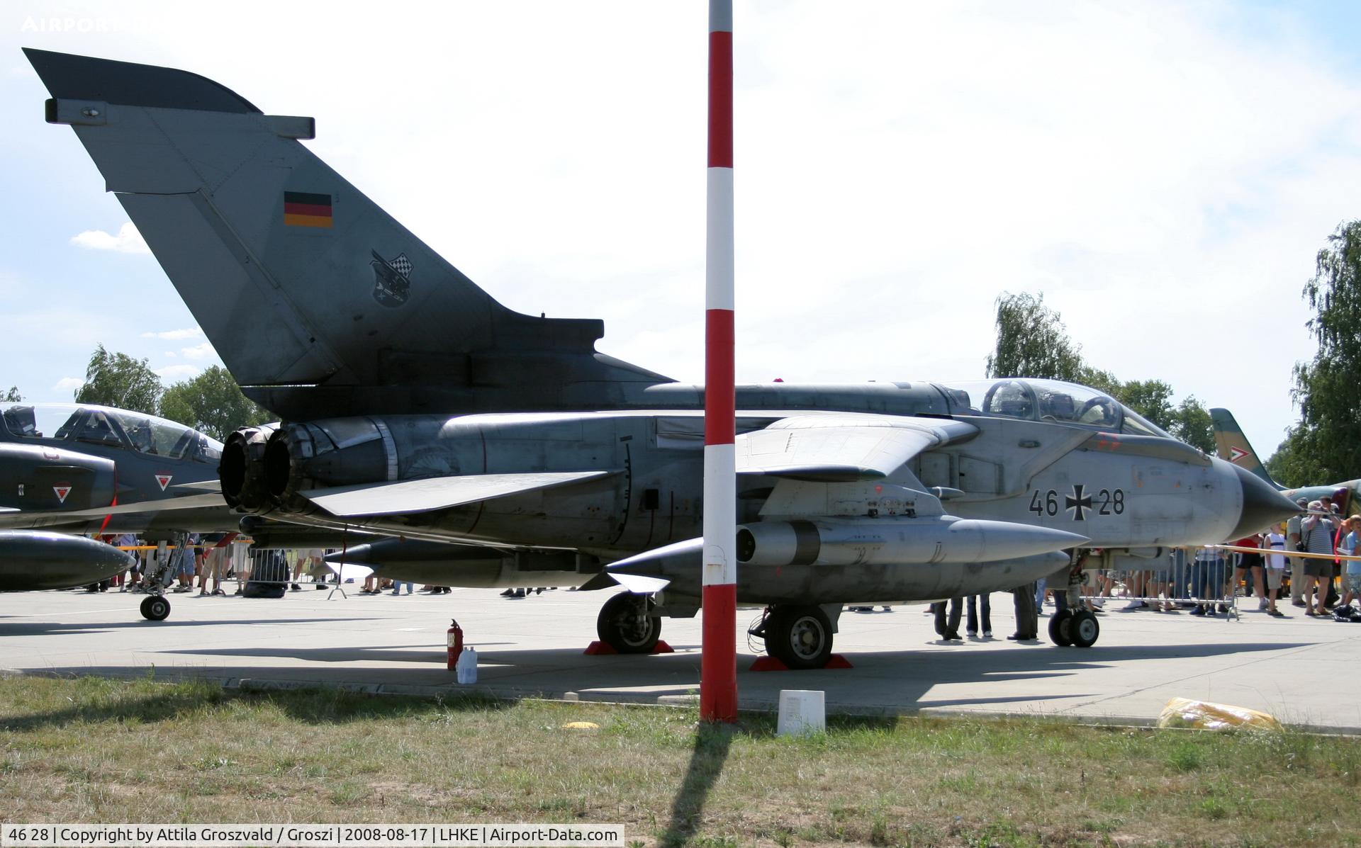 46 28, Panavia Tornado ECR C/N 830/GS261/4328, Kecskemét, Hungarian Air-Forces Base / LHKE / Hungary - Airshow '2008