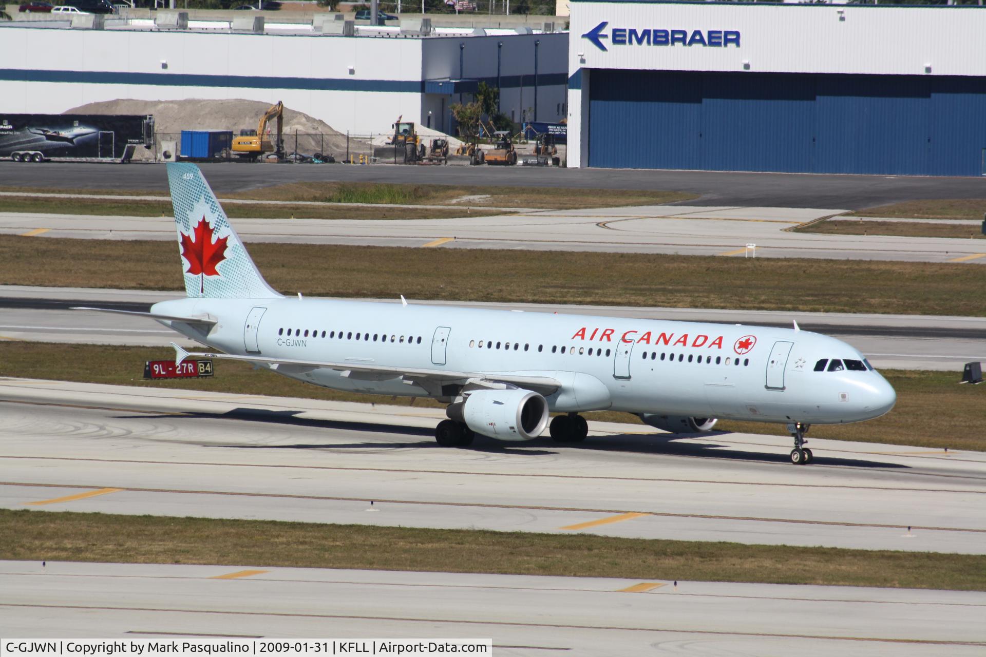 C-GJWN, 2002 Airbus A321-211 C/N 1783, Airbus A321-200