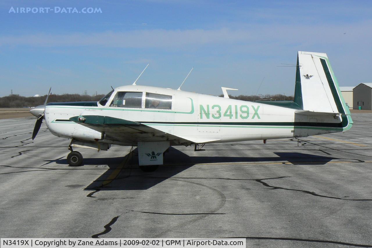 N3419X, 1966 Mooney M20E C/N 1118, At Grand Prairie Municipal