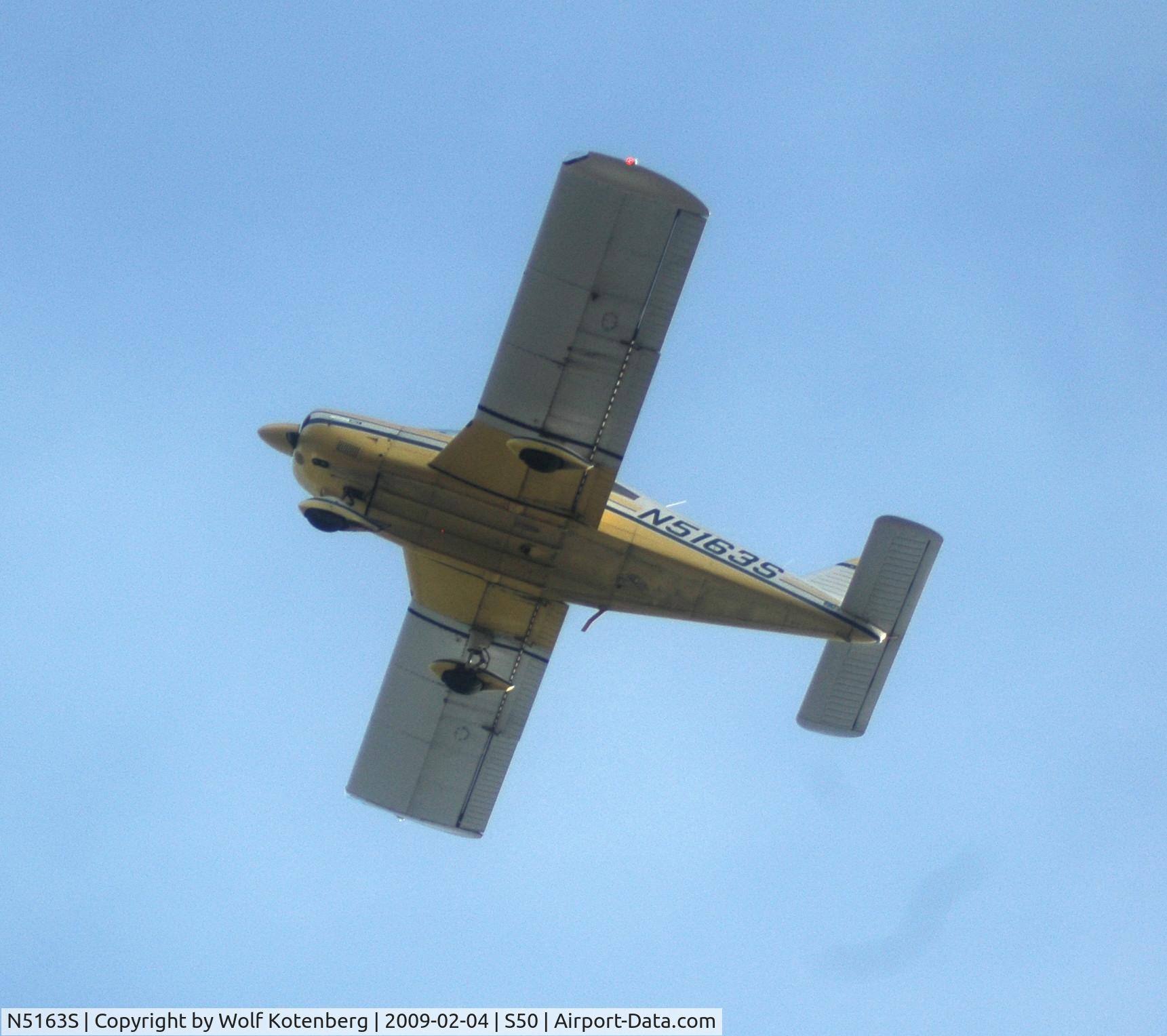 N5163S, 1970 Piper PA-28-180 C/N 28-7105017, good planform view