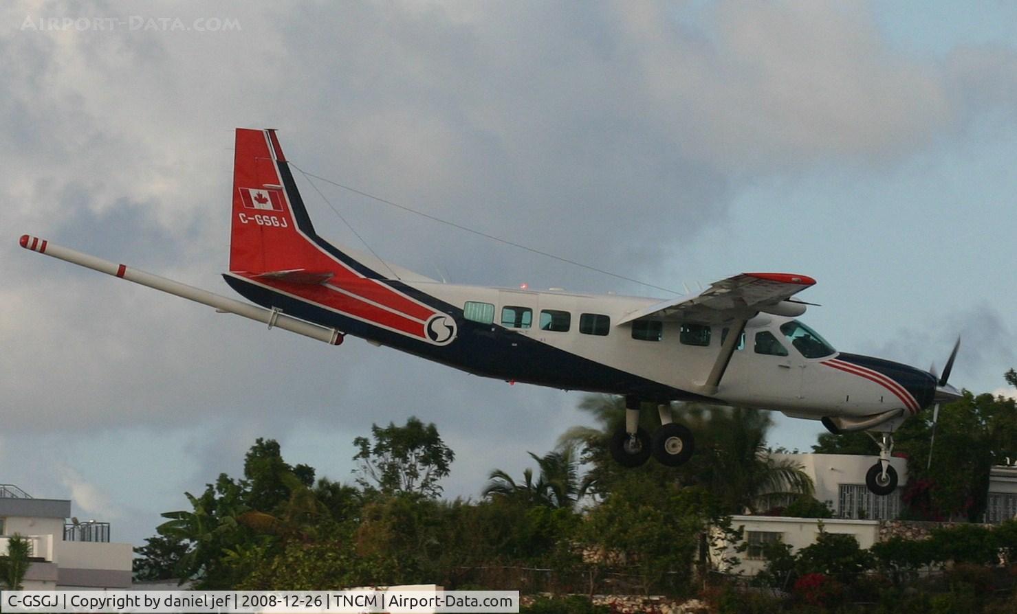 C-GSGJ, 2006 Cessna 208B Grand Caravan C/N 208B1187, stop over at TNCM