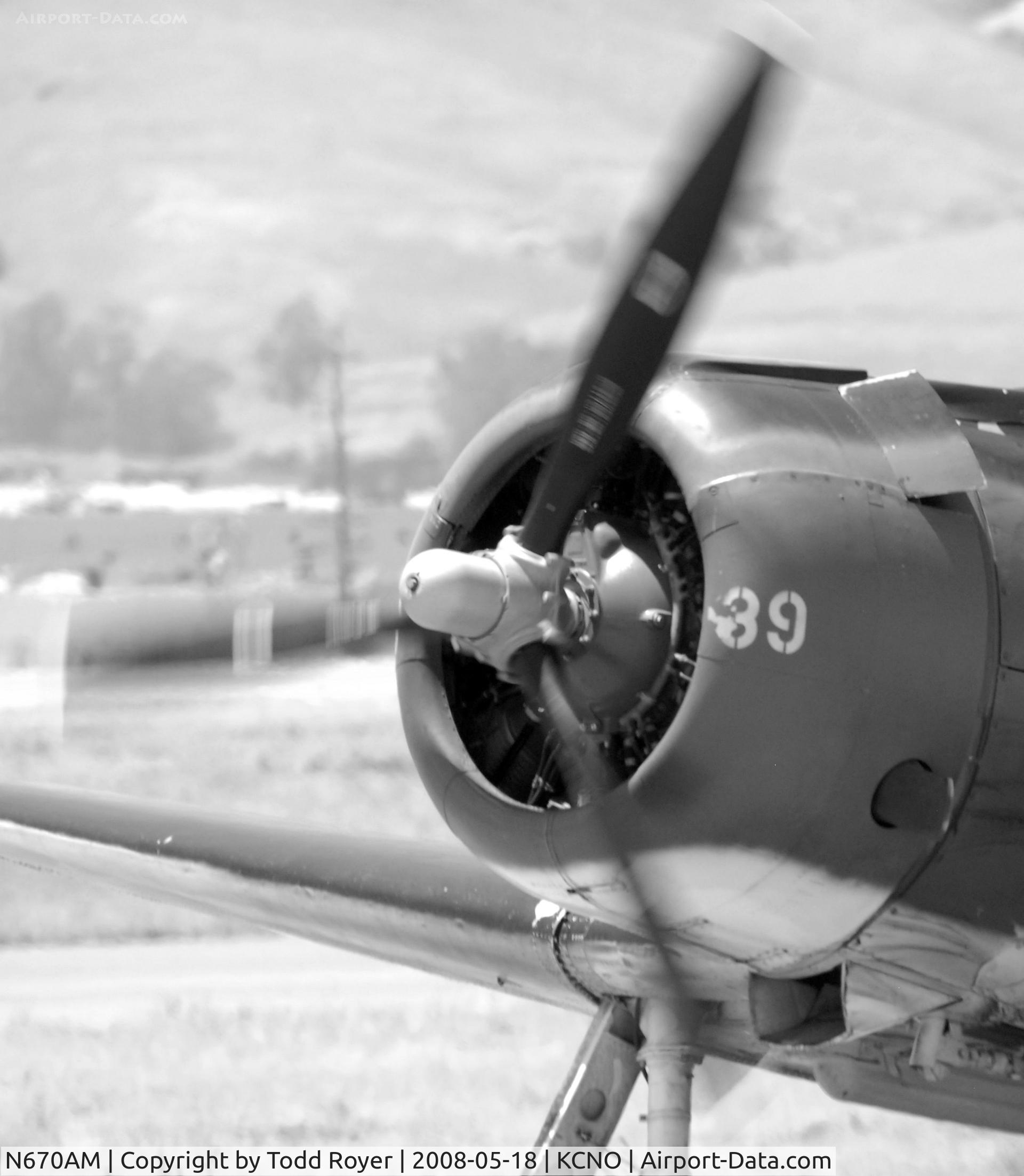 N670AM, 1993 Douglas SBD-5 Dauntless C/N 28536, Chino Airshow 2008