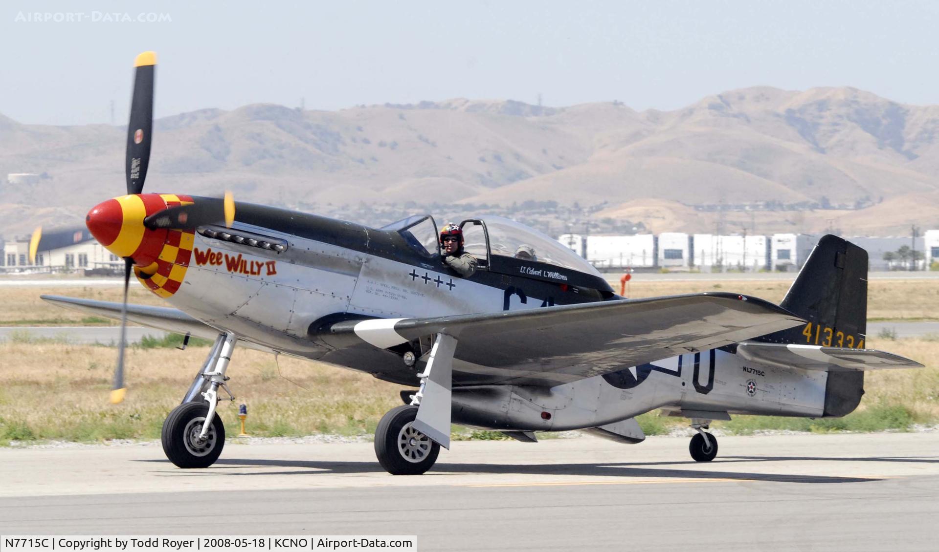 N7715C, 1944 North American P-51D C/N 44-84961A (124-44817), Chino Airshow 2008