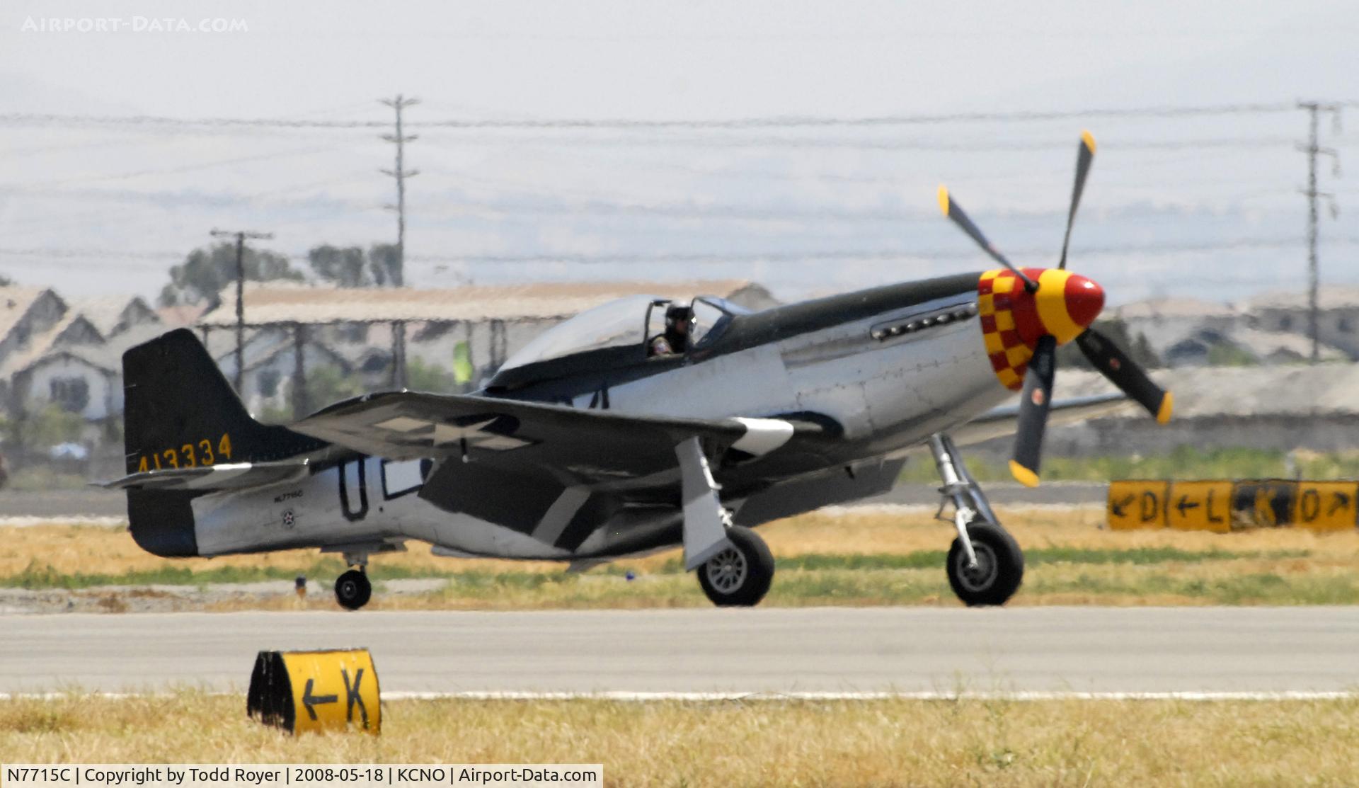N7715C, 1944 North American P-51D C/N 44-84961A (124-44817), Chino Airshow 2008