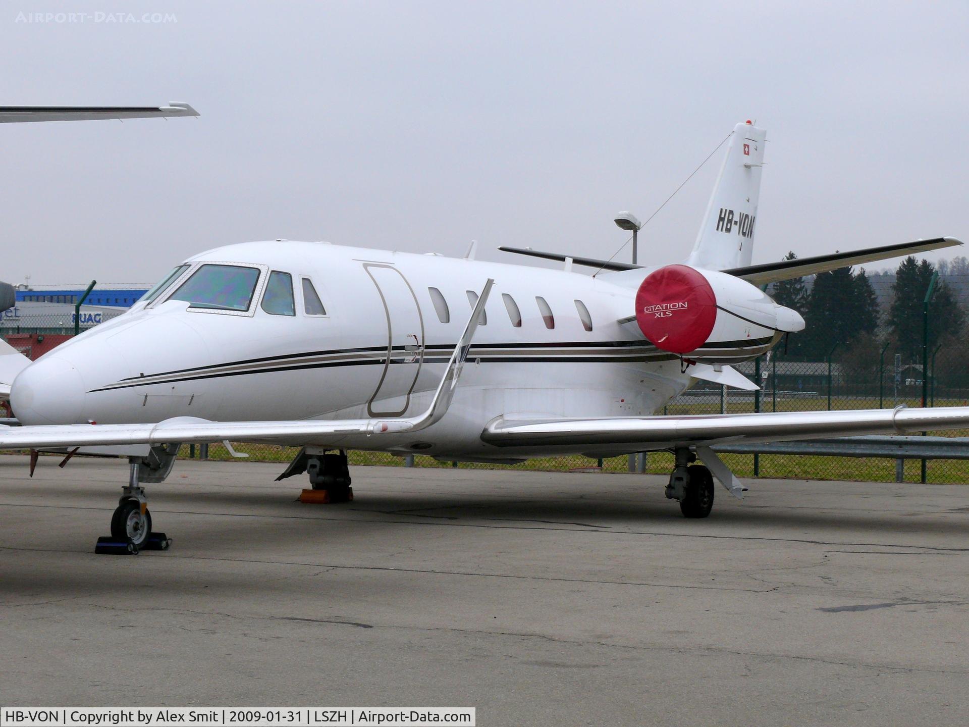 HB-VON, 2004 Cessna 560XLS Citation Excel C/N 560-5528, Cessna C560XL Citation Excel HB-VON JetClub