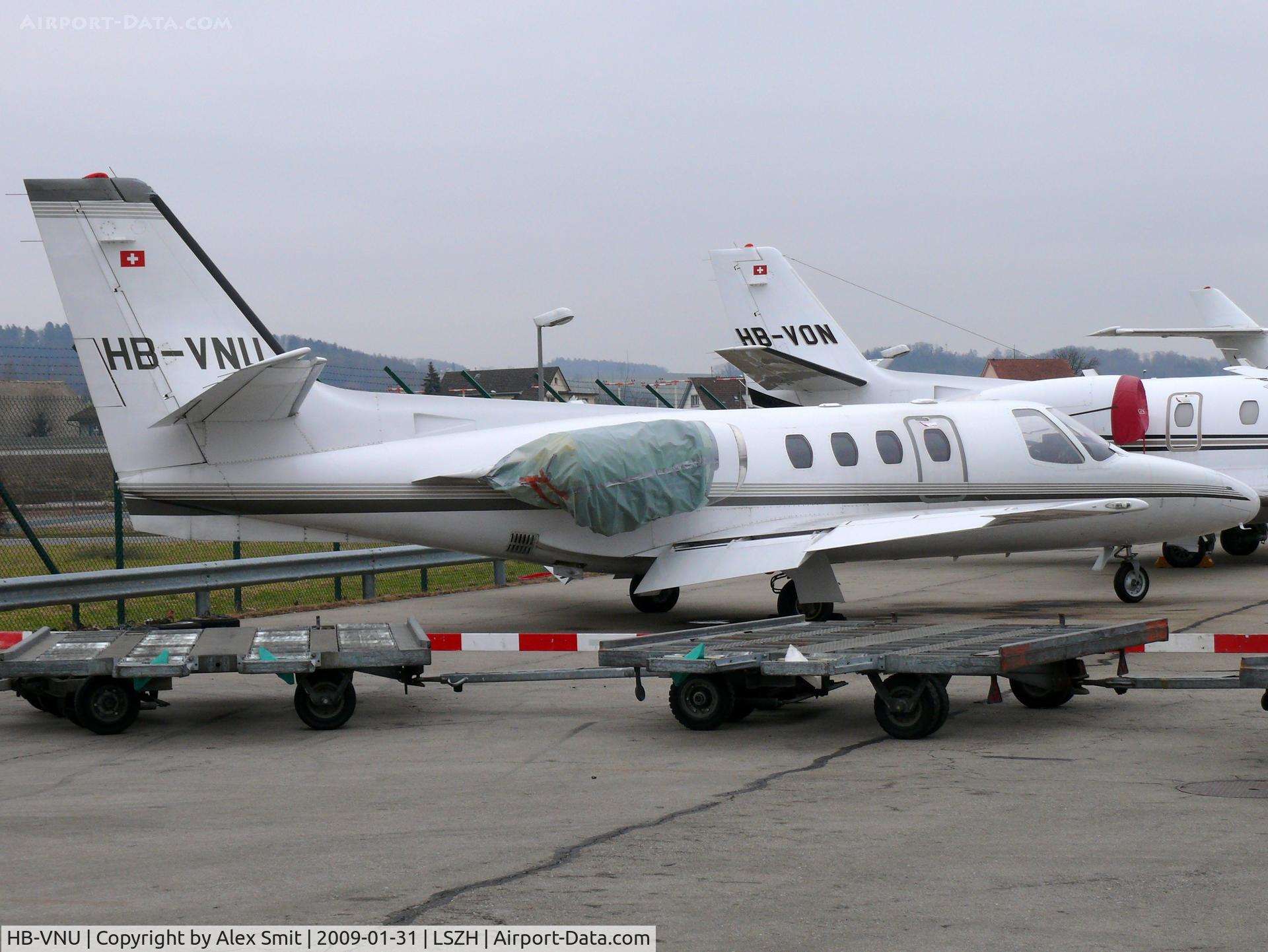 HB-VNU, 1975 Cessna 500 Citation I C/N 500-0282, Cessna C500 Citation HB-VNU JetClub