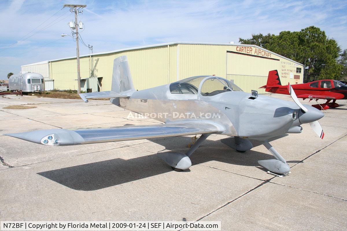 N72BF, 2008 Vans RV-7A C/N 72211, Vans RV-7A