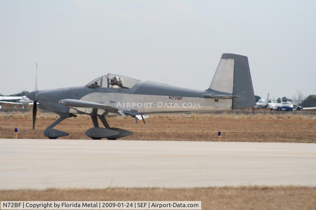 N72BF, 2008 Vans RV-7A C/N 72211, Vans RV-7A