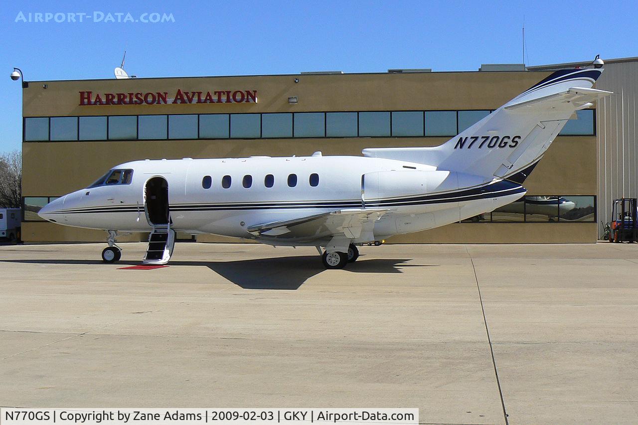 N770GS, 2008 Hawker Beechcraft 750 C/N HB-3, At Arlington Municipal