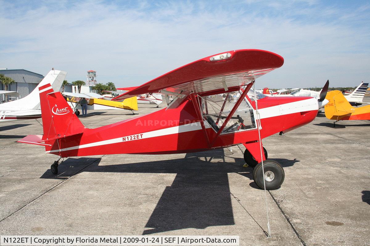 N122ET, 2007 Just Aircraft Highlander C/N JAESC0109, Just Aircraft Highlander