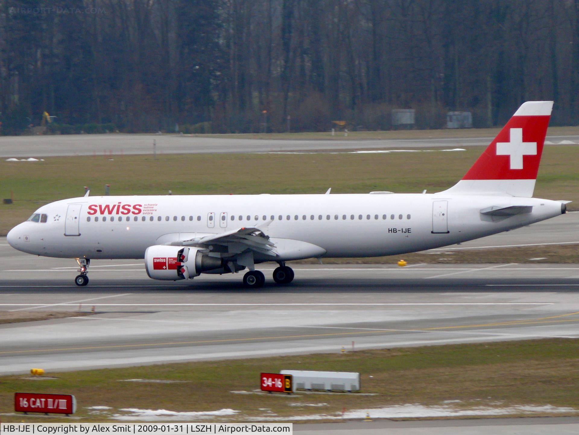 HB-IJE, 1995 Airbus A320-214 C/N 559, Airbus A320-214 HB-IJE Swiss