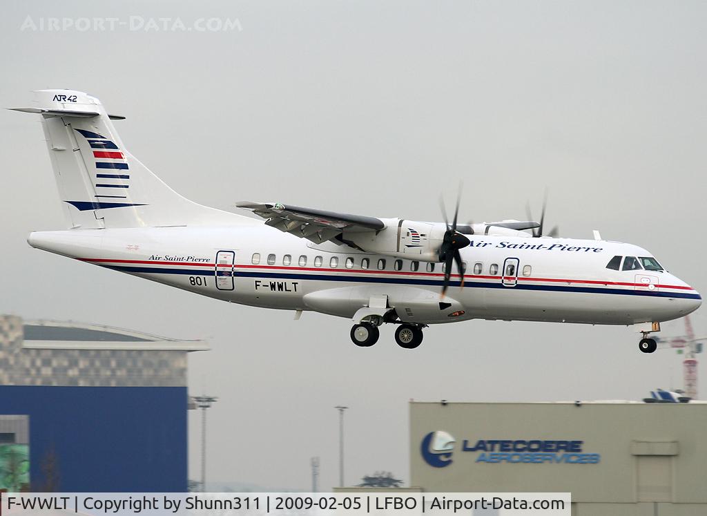 F-WWLT, 2009 ATR 42-500 C/N 801, C/n 801 - First ATR42-500 for Air Saint Pierre
