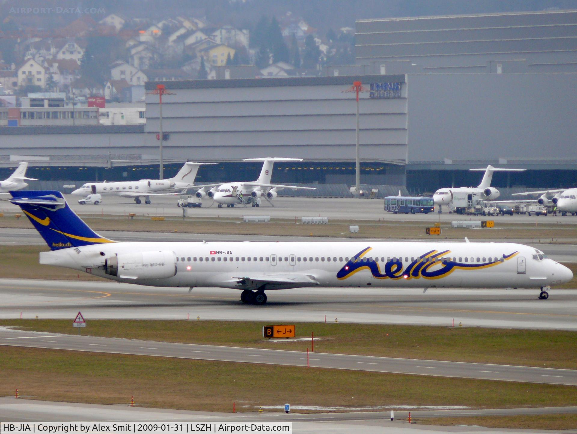 HB-JIA, 1997 McDonnell Douglas MD-90-30 C/N 53552, Douglas MD90-30 HB-JIA Hello