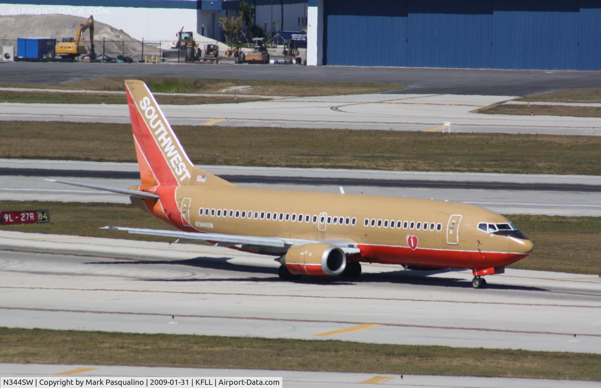 N344SW, 1989 Boeing 737-3H4 C/N 24152, Boeing 737-300