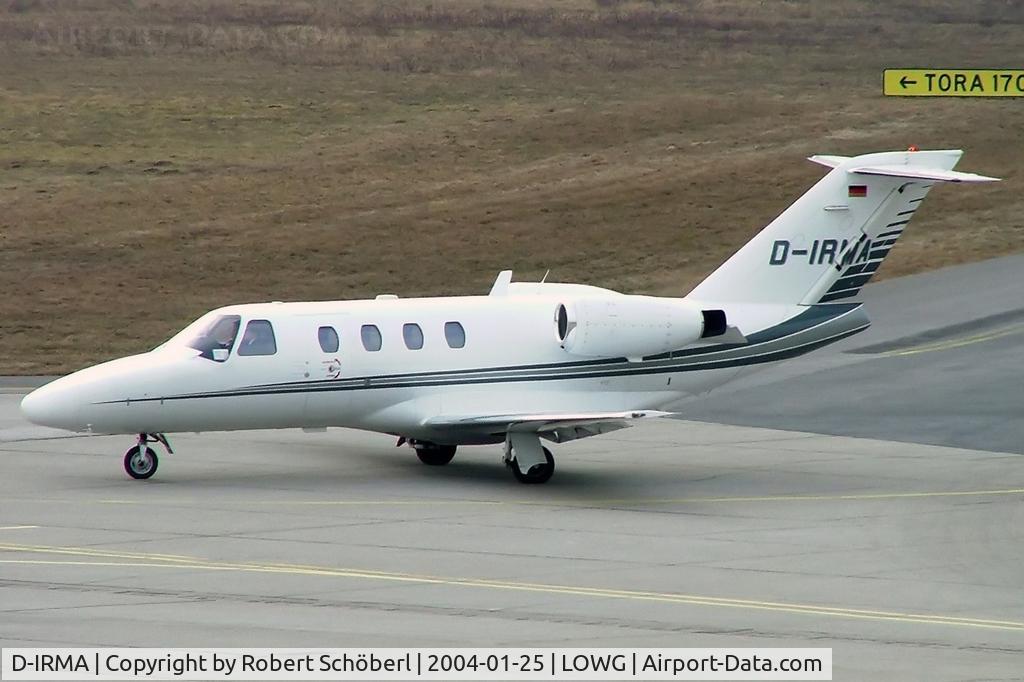 D-IRMA, 2000 Cessna 525 CitationJet CJ1 C/N 525-0366, Businessflight to GRZ/LOWG