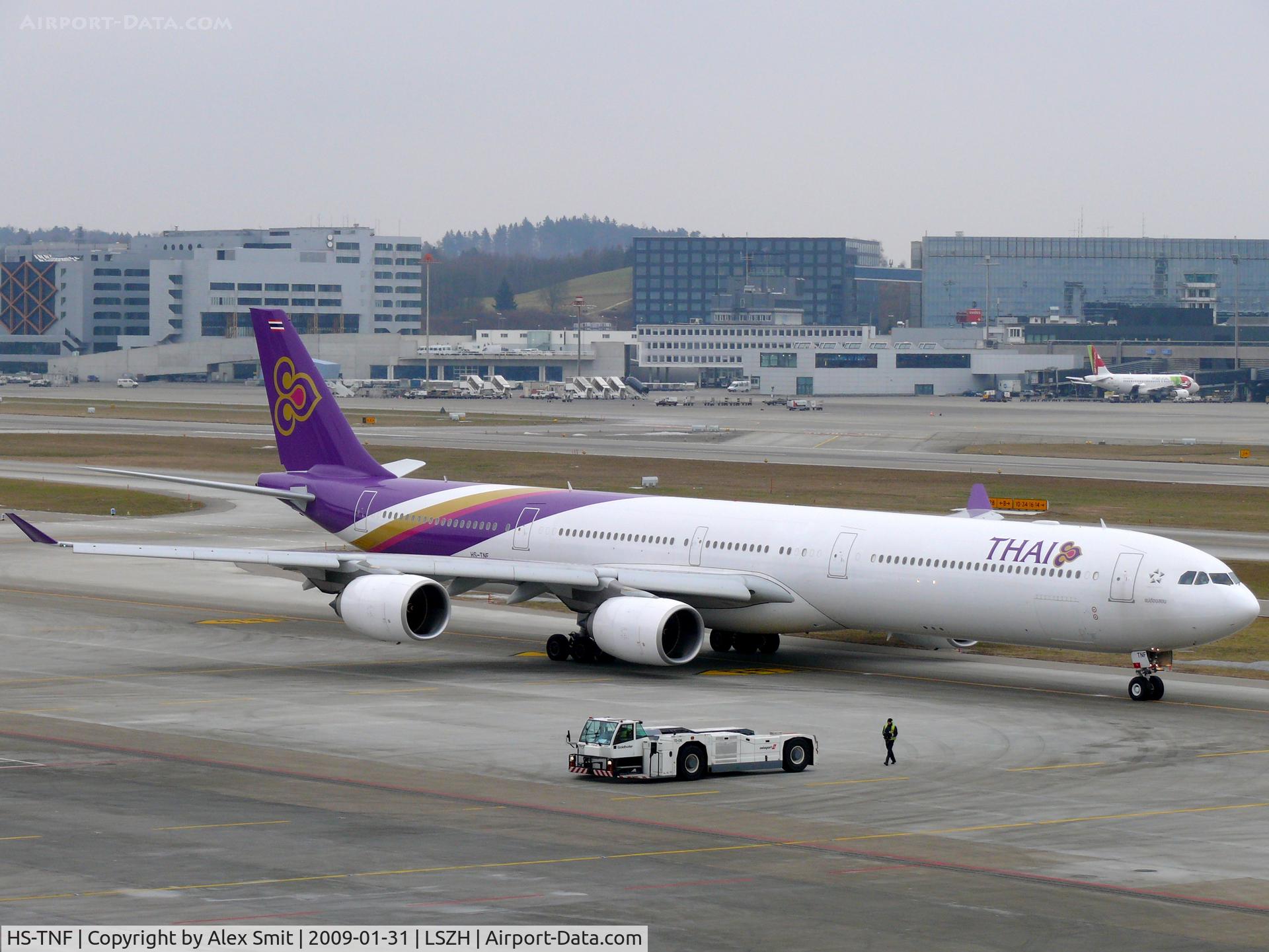 HS-TNF, 2008 Airbus A340-642 C/N 953, Airbus A340-642 HS-TNF Thai Airways