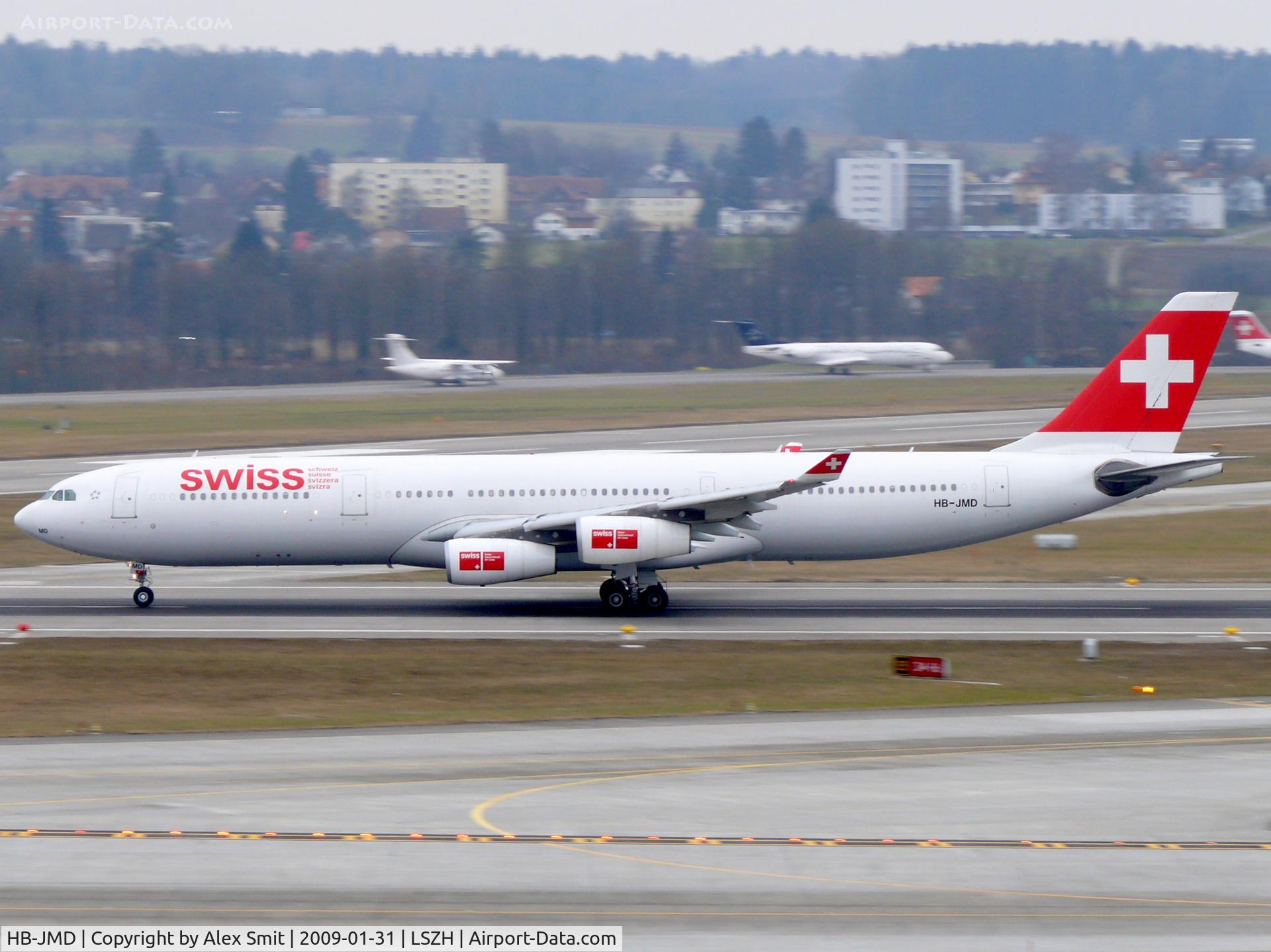 HB-JMD, 2003 Airbus A340-313 C/N 556, Airbus A340-313X HB-JMD Swiss