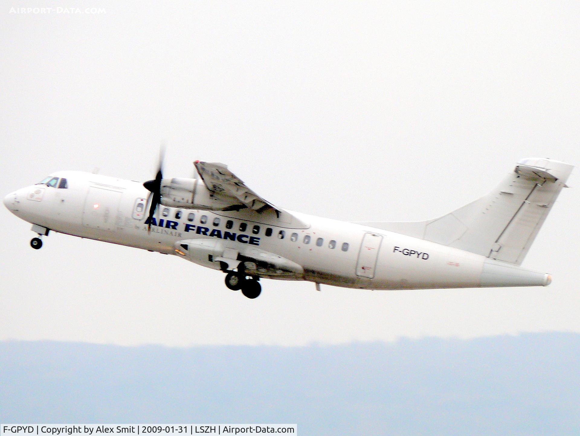 F-GPYD, 1996 ATR 42-500 C/N 490, Aerospatiale/Alenia ATR42-500 F-GPYD Air France by Airlinair