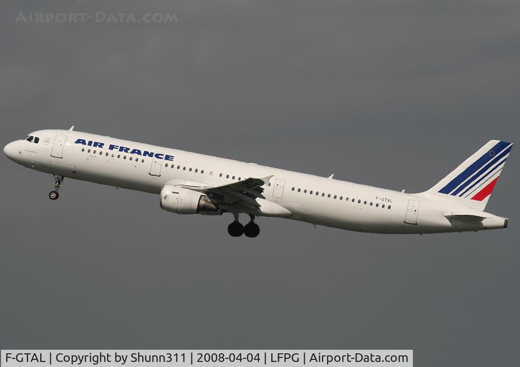 F-GTAL, 2002 Airbus A321-211 C/N 1691, On take off...