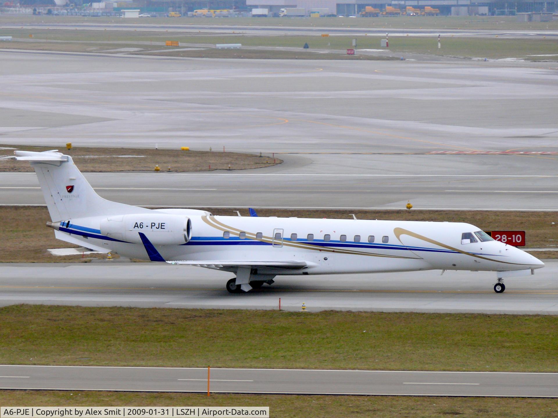 A6-PJE, 2006 Embraer Legacy 600 (EMB-135BJ) C/N 14500972, Embraer ERJ135BJ Legacy 600 A6-PJE Prestige Jet Rental