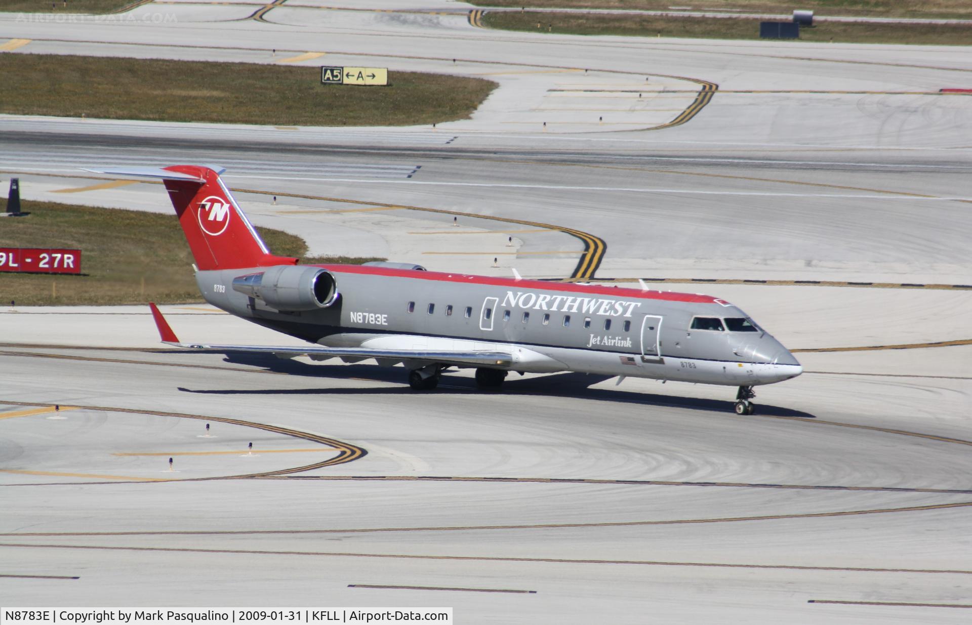 N8783E, 2003 Bombardier CRJ-200 (CL-600-2B19) C/N 7783, CL-600-2B19