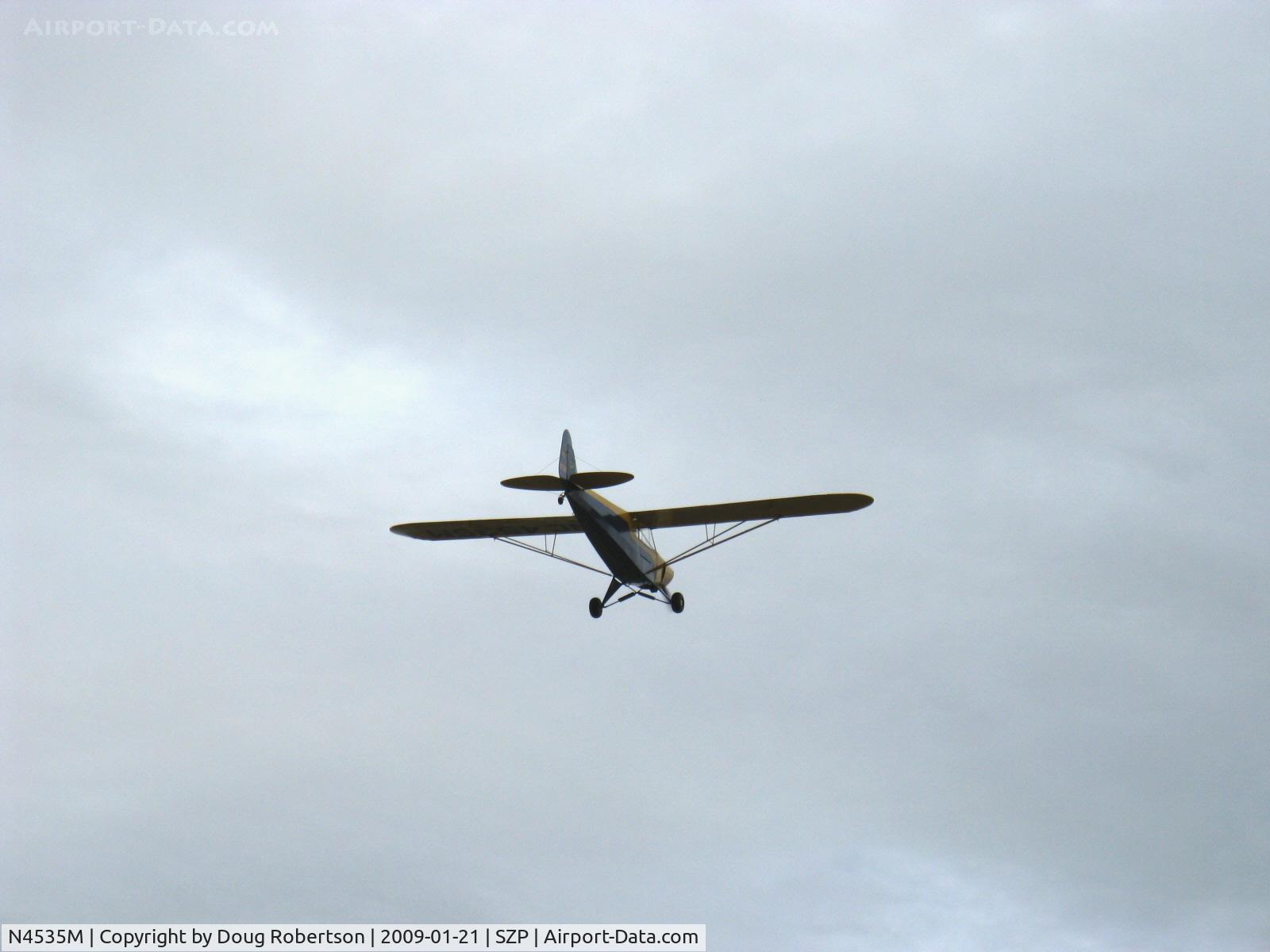 N4535M, 1947 Piper PA-11 Cub Special C/N 11-39, 1947 Piper PA-11-65 CUB SPECIAL, Continental A&C-65 65 Hp, takeoff Rwy 04