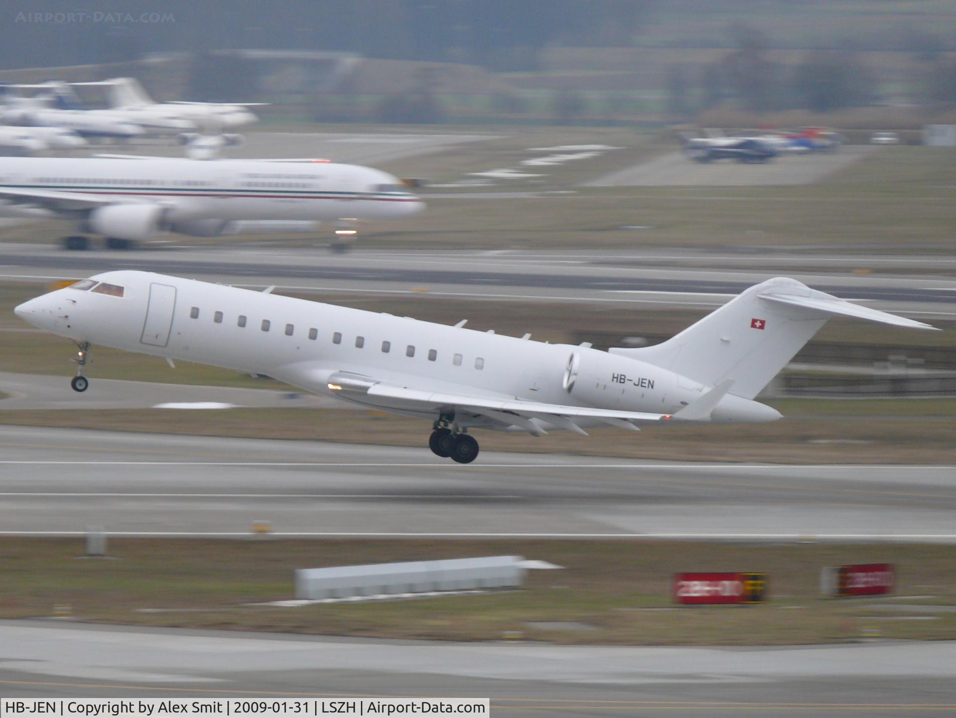 HB-JEN, 1999 Bombardier BD-700-1A10 Global Express C/N 9015, Bombardier Global Express HB-JEN Execujet Europe