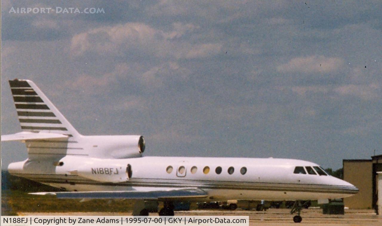 N188FJ, 1988 Dassault Falcon 50 C/N 188, At Arlington Municipal