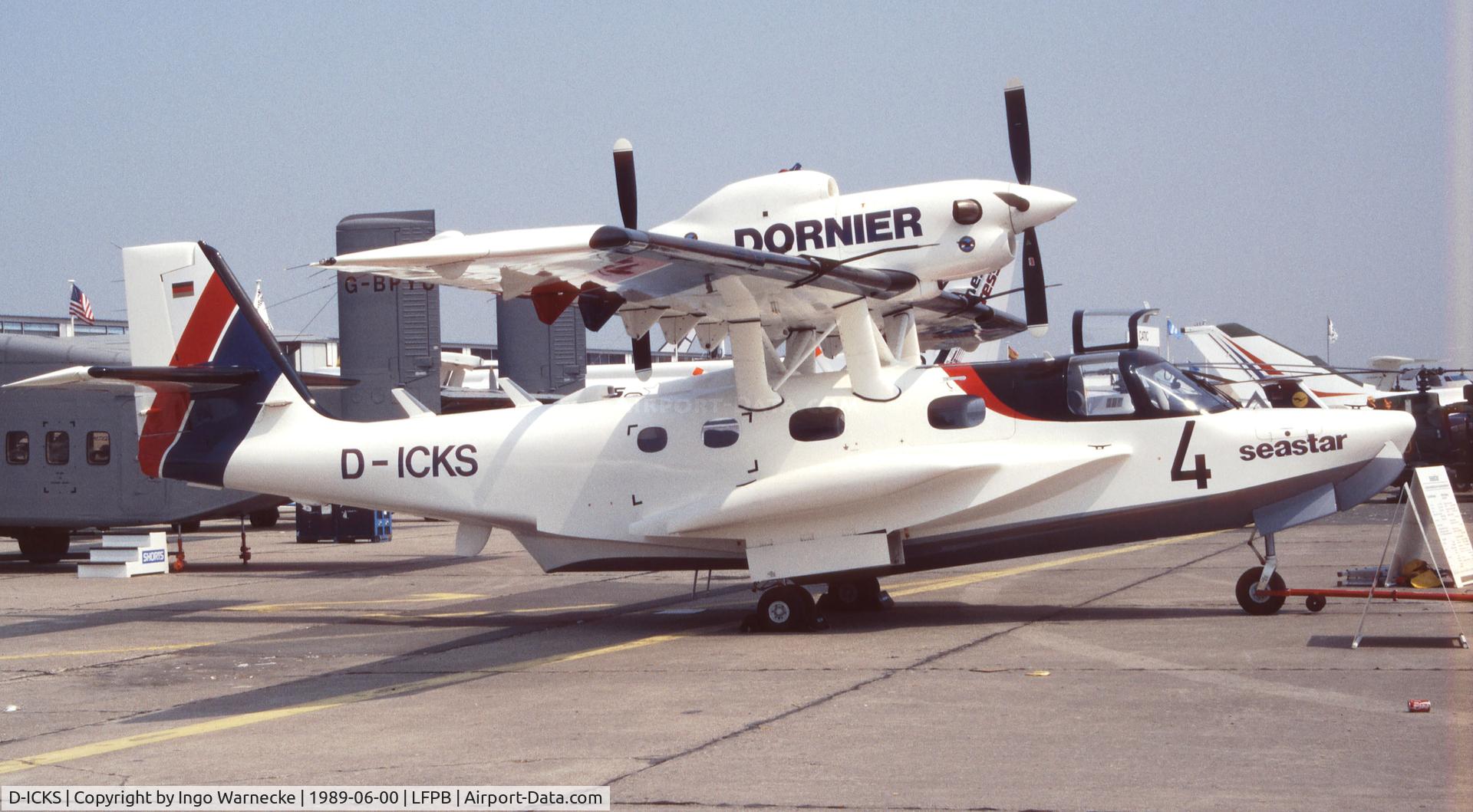 D-ICKS, 1985 Dornier CD-2 Seastar C/N 1002, Dornier CD-2 Seastar at the Aerosalon 1989, Paris