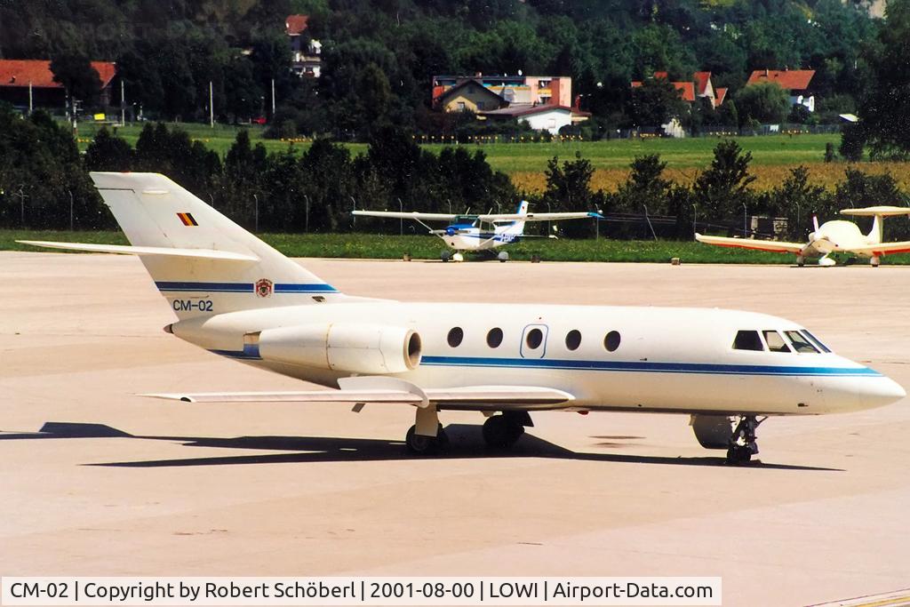 CM-02, 1973 Dassault Falcon (Mystere) 20E C/N 278, Flight to INN/LOWI